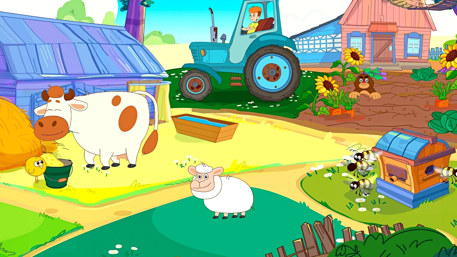 ВЕСЁЛАЯ ФЕРМА В ПРОСТОКВАШИНО - МИНИ ИГРА