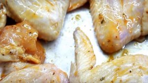 Куриные крылышки в медово-горчичном соусе