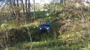 Преодолел овраг, форсировал ручей! Во все тяжкие!