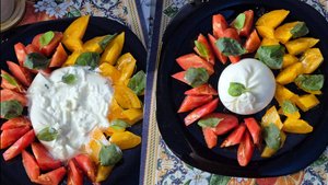 Буратта с помидорами 🍅 Рубрика Готовим вместе 🧀 Мукбанг 🤗