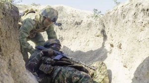 Российский боец три километра нес раненого товарища