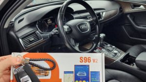 Установили охранный комплекс StarLine S96 GSM на автомобиль Audi A6