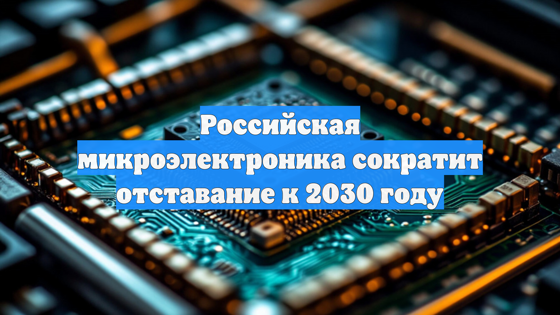 Российская микроэлектроника сократит отставание к 2030 году