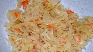 Маринованная капуста с маслом