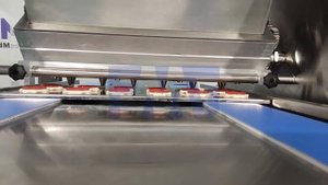 Печенье песочное Восьмигранник однослойное с начинкой сверху 3Д отсадочная машина