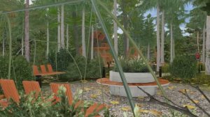 Видеопрогулка по участку / В окружении елей / Эскизное предложение