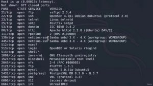 31. Обнаружение версии службы, работающей на открытом порту