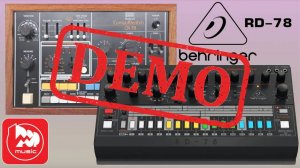 Аналоговая драм-машина Behringer RD-78 - краткая демонстрация звучания