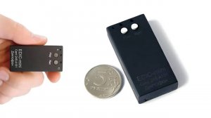 Скрытый стерео диктофон с защитой записей паролем Edic-mini Card24S A101