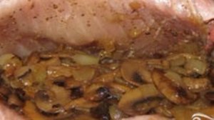 Лещ с грибами