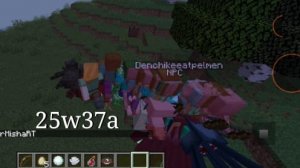Обзор снапшота 25w37a в Minecraft