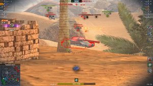 Бой на FV4005 Галилей wot blitz