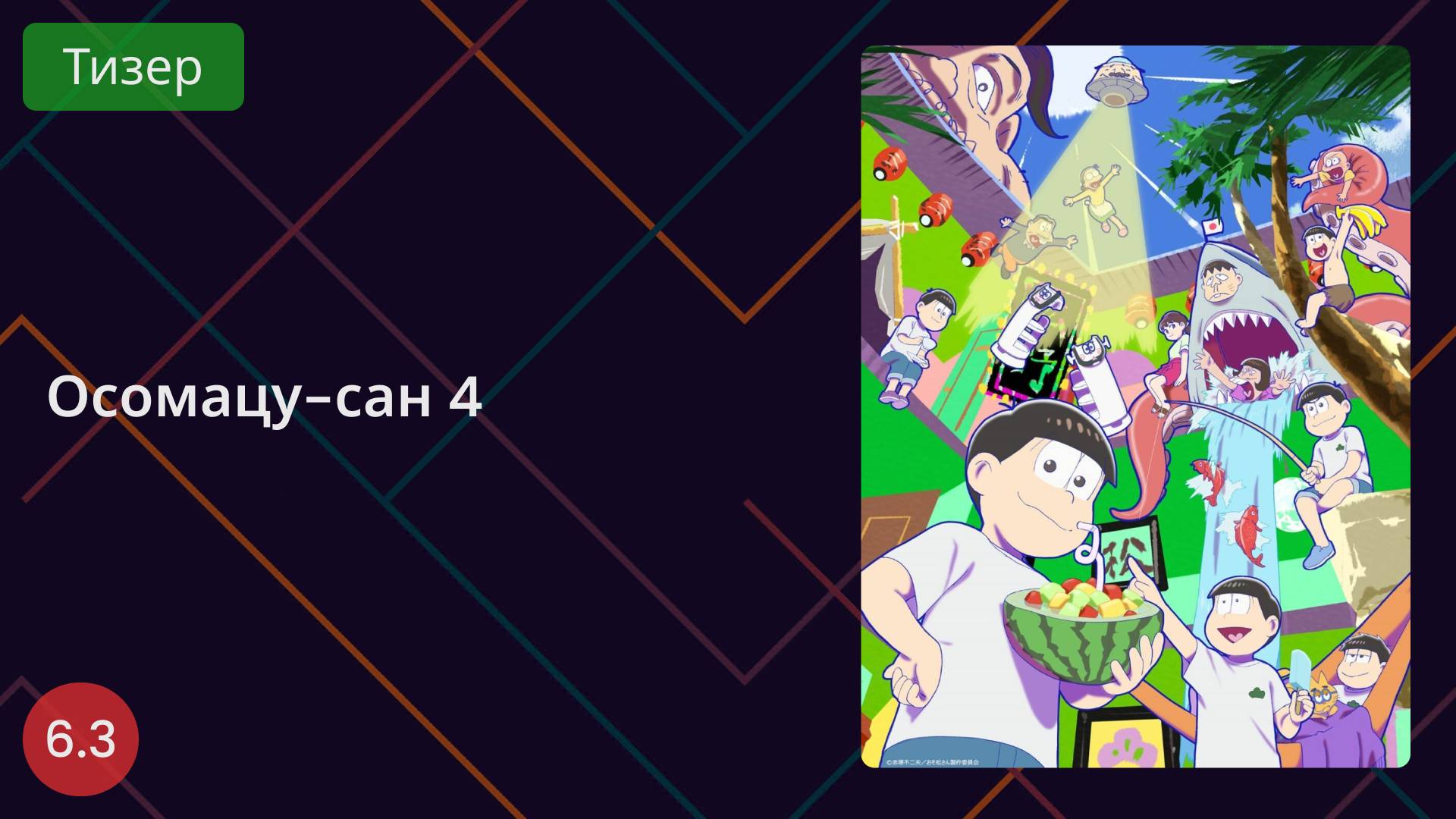 Осомацу-сан 4 Тизер 2025 смотреть онлайн