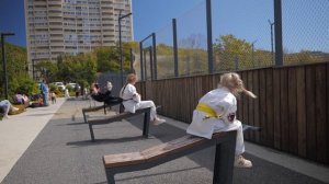 тренировка на свежем воздухе.
джиу-джитсу Владивосток