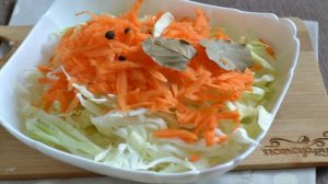 Маринованная капуста с уксусом