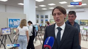 В Симферополе открылась выставка рисунков инклюзивных детей