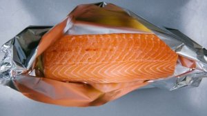 Кета в фольге в духовке