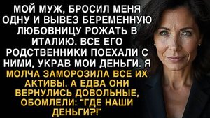 «Житейская история: муж увёз любовницу в Италию, но жена вернула всё до копейки» Слушать рассказы