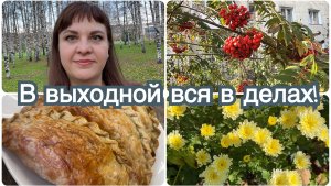 Много дел в выходные. Готовлю роти. Красивая осень.