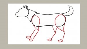 Рисуем собаку