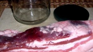Маринованное сало с чесноком