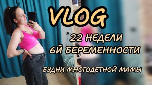 Vlog 🤰🏼22 недели моей 6й беременности