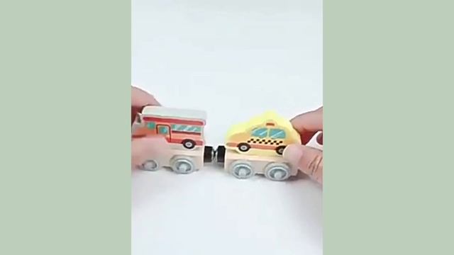 Поезд детский деревянный на магнитах с животными TrendToys. ZNN005 смотреть онлайн