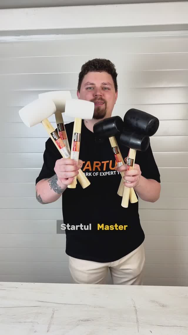 Киянки резиновые с деревянной ручкой STARTUL MASTER смотреть онлайн