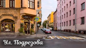 Прогулка по ул. Подрезова в Санкт-Петербурге 4К