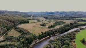 Река Лютога в Анивском округе Сахалинской области в районе села Высокое