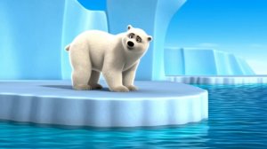 Музыкальный мультфильм для детей. Белый мишка