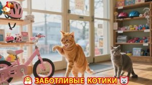 Заботливые котики спешат на помощь 😸😹😻 (355)