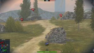 Играю в Tanks Blitz - Бой на  американской ПТ-САУ 4 уровня M8A1