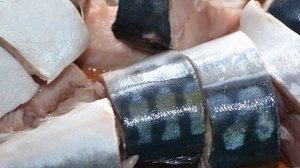 Маринованная скумбрия кусочками