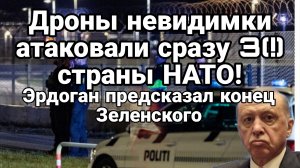 ДРОНЫ НЕВИДИМКИ АТАКОВАЛИ СРАЗУ ТРИ СТРАНЫ НАТО! Зловещий прогноз Эрдогана для Зеленского