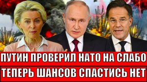 Путин проверил НАТО на слабо! Теперь шансов у Европы нет／／ Евросоюз ничем не ответит!？
