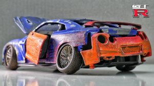 Nissan GT-R (R35) РЕСТАВРАЦИЯ МОДЕЛЬКИ АВТО