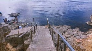 Крым 2025г. Автопробег .Часть 4. Оленевка . Мыс Тарханкут. «Беляус» — песчаная коса на западном побе