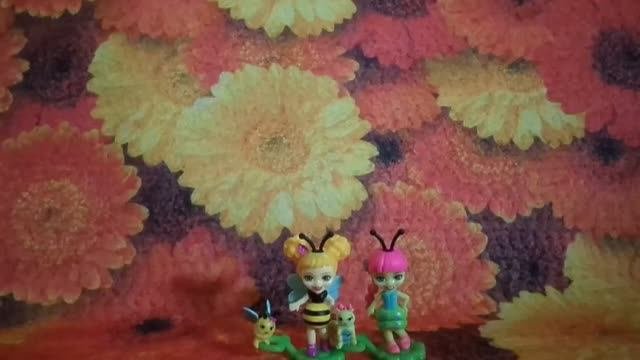 Обзор на фигурки Энчантималс Пчёлка Beetrice Bee и Гусеничка Cay Caterpillar