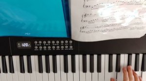 Пробую сыграть мелодию на новом складном синтезаторе из аниме naruto sadness and sorrow piano