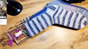 Носки шерстяные из тонкой пряжи турецкого производителя. Коллекция Лето 2025.Мастер Е. Дмитриченко.