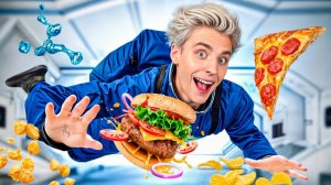 КОСМИЧЕСКАЯ vs НАСТОЯЩАЯ ЕДА ЧЕЛЛЕНДЖ ! А4