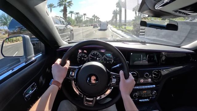Rolls-Royce Ghost Black Badge 2022 POV TEST DRIVE