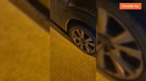 Колеса теряют на «убитых» дорогах хабаровские водители
