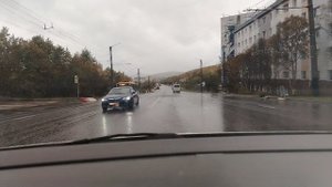 Мурманск. Экзамен ГИБДД. Экзаменационный маршрут в Ленинском районе от АЗС Газпромнефть 1