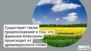 Изучаем фамилию Алексанин: история, происхождение, значение и правила склонения