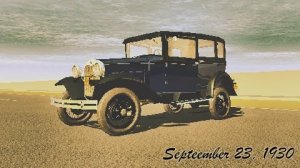 Not Simple Car Crash Showcase - 1930 Ford Model A Standard Fordor