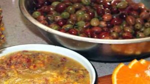 Желе из крыжовника с апельсином