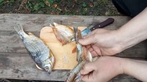 Как почистить воблу с икрой Самый удобный и быстрый способ