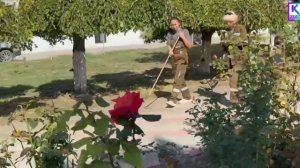 Каждый день в Керчи начинается с активной работы сотрудников службы озеленения города